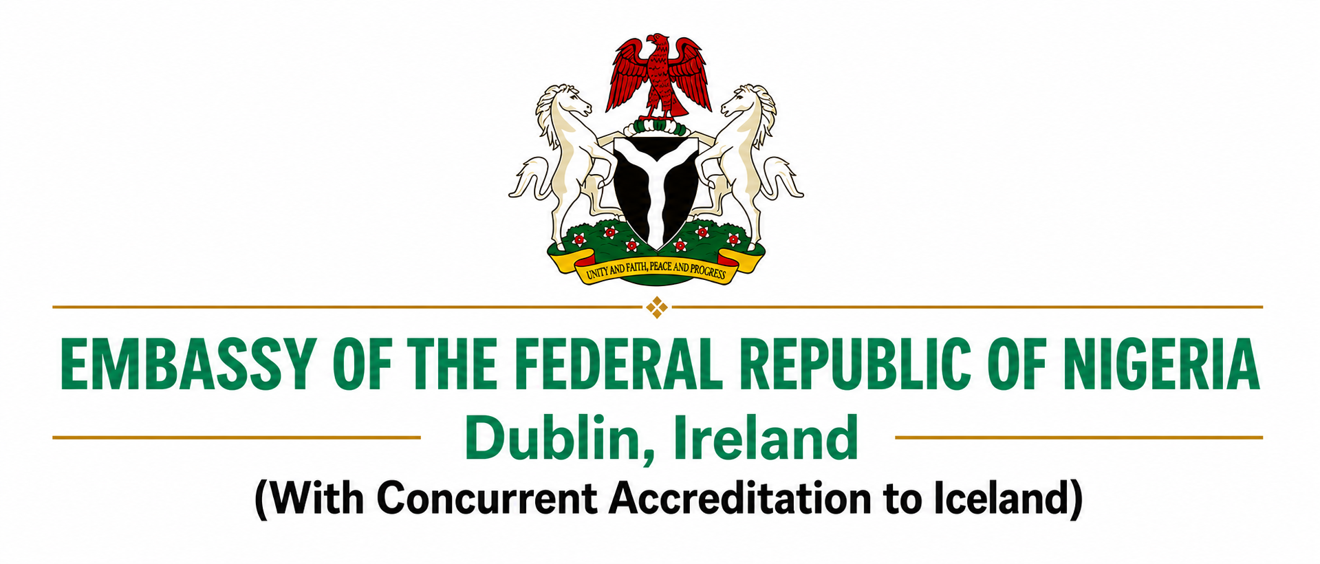 Embassy of The Federal Republic of Nigeria, Dublin, Ireland.